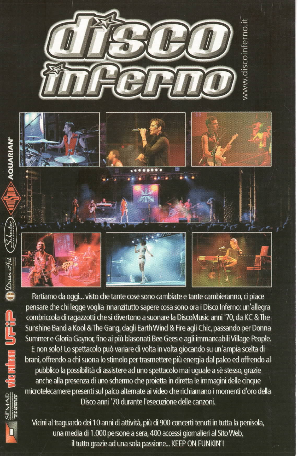 Groovin’ Story: i Disco Inferno presentano “Summer Tour 2005”