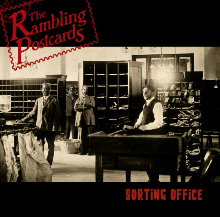 the rambling postcards sorting office cover